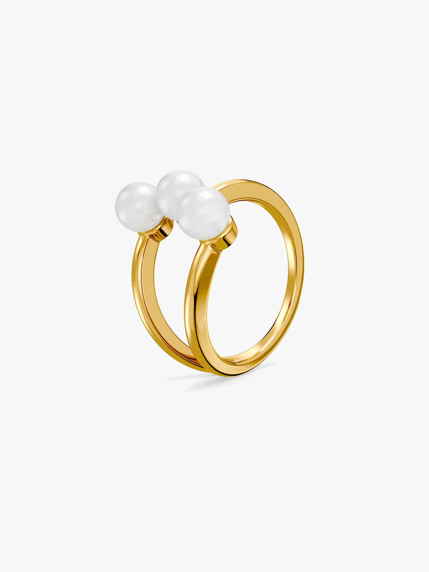 Pearl Flux Gold Plated Ring (Size 14) - Image 4