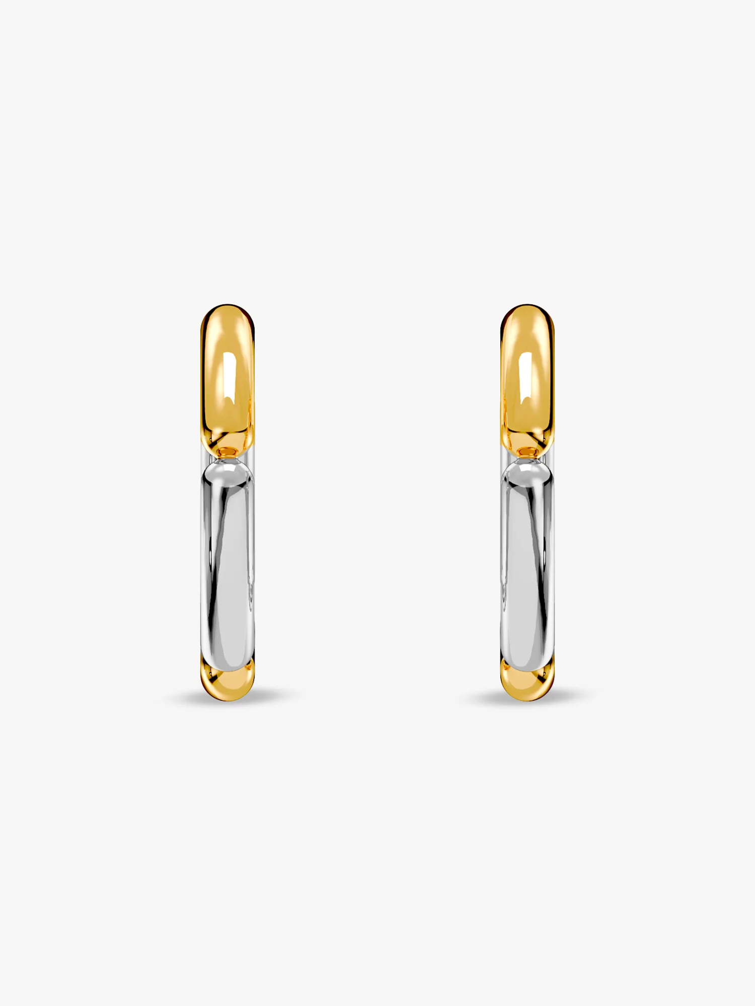 Plot Twist Gold Plated Hoop Earrings - Image 4
