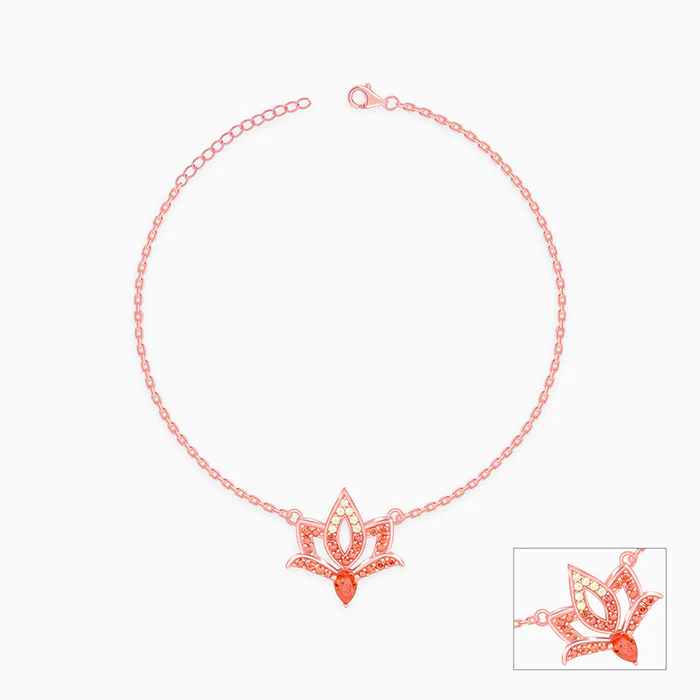 Rose Gold Adishakti Anklet - Image 3