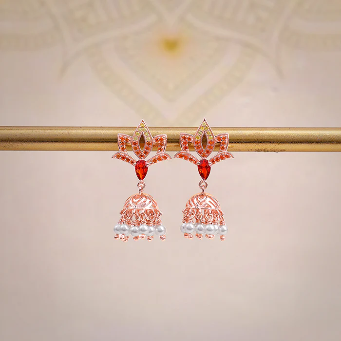 Rose Gold Adishakti Jhumka - Image 2
