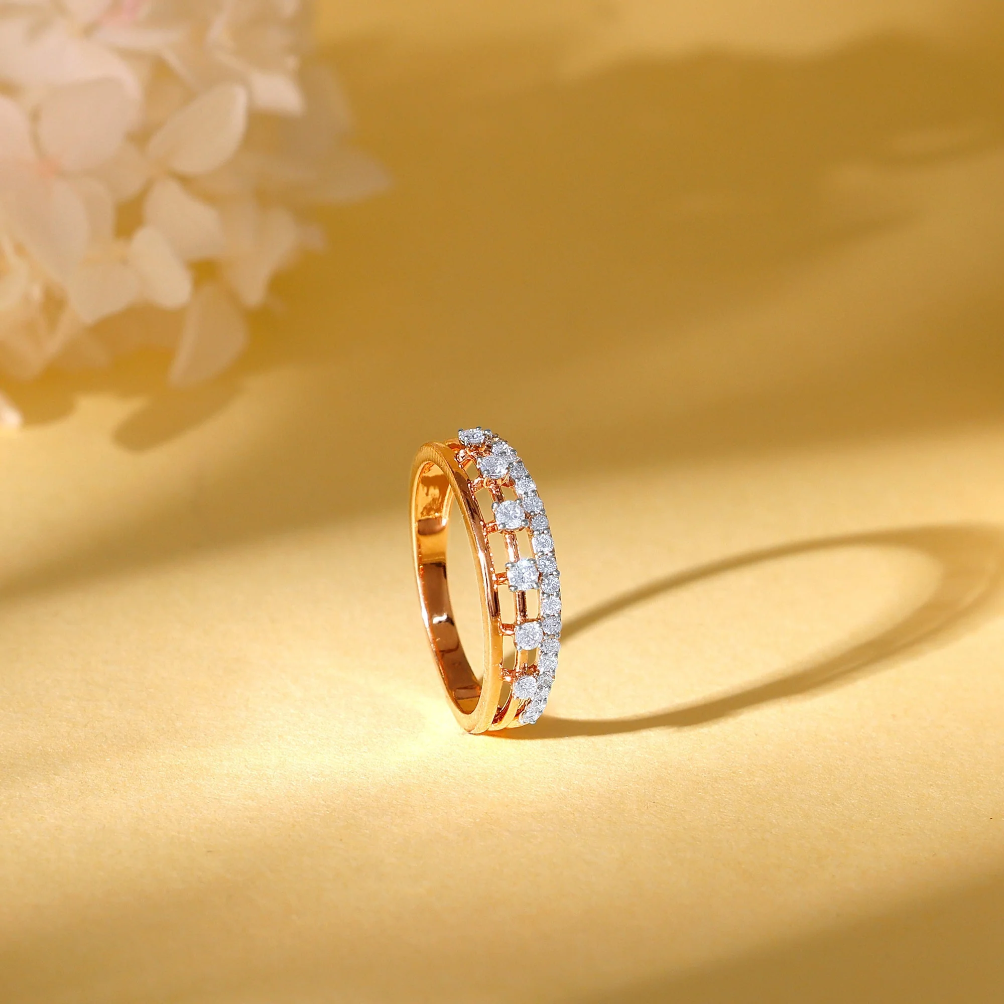 Rose Gold Amicable Diamond Ring - Image 2