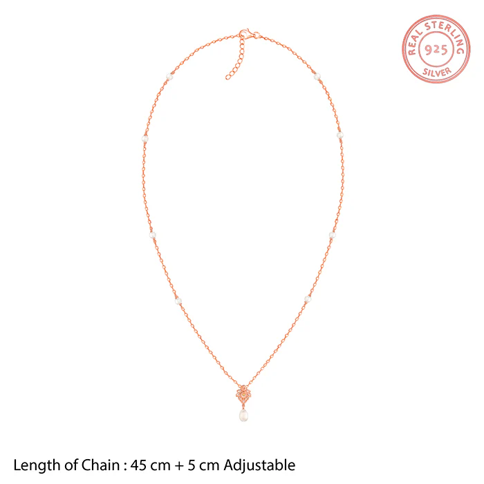 Rose Gold Athena Necklace - Image 5