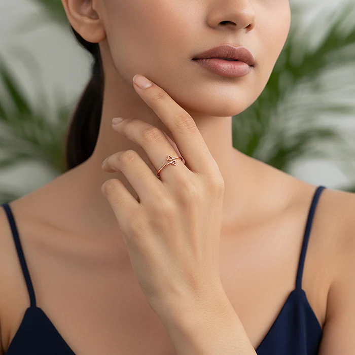 Rose Gold Baby Love Ring - Image 3
