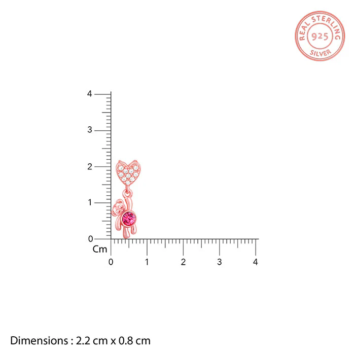 Rose Gold Beary Love Necklace - Image 5