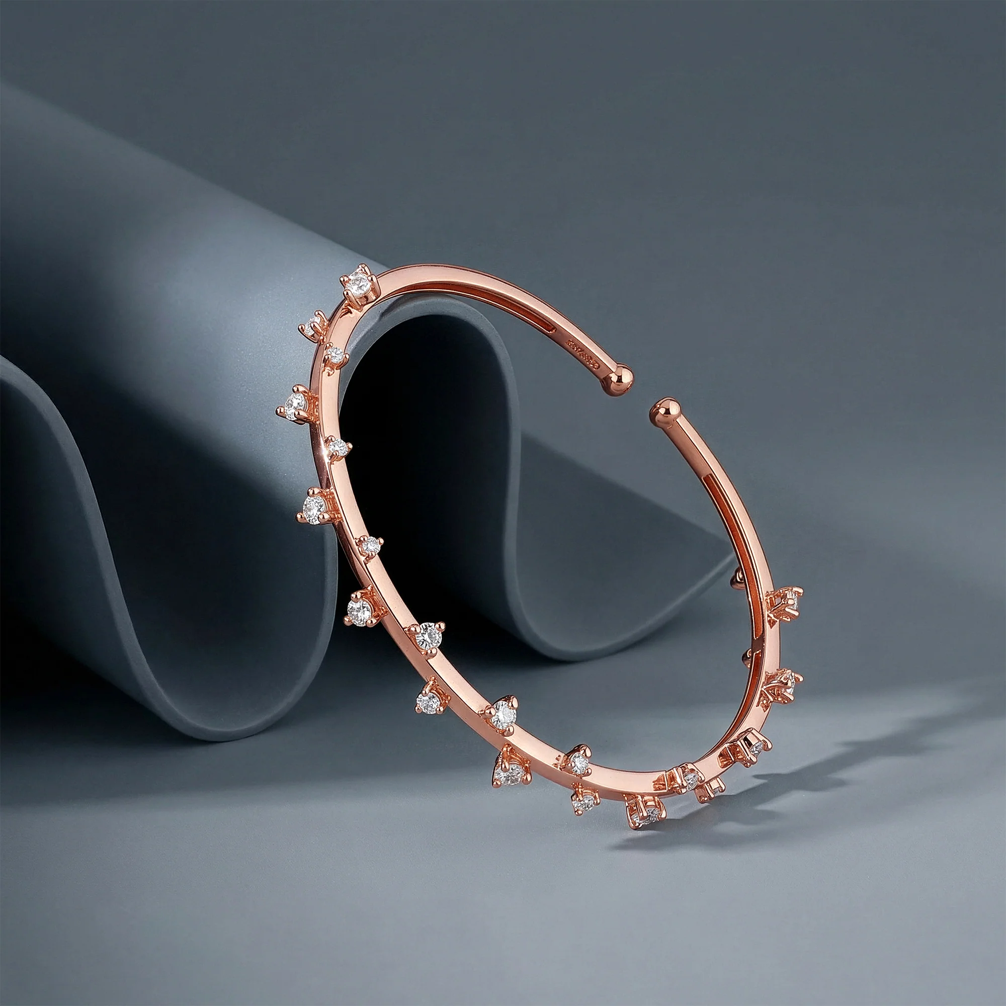 Rose Gold Beautiful Things Cuff Bracelet - Image 2