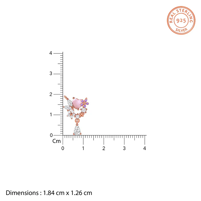 Rose Gold Blushing Blooms Necklace - Image 4