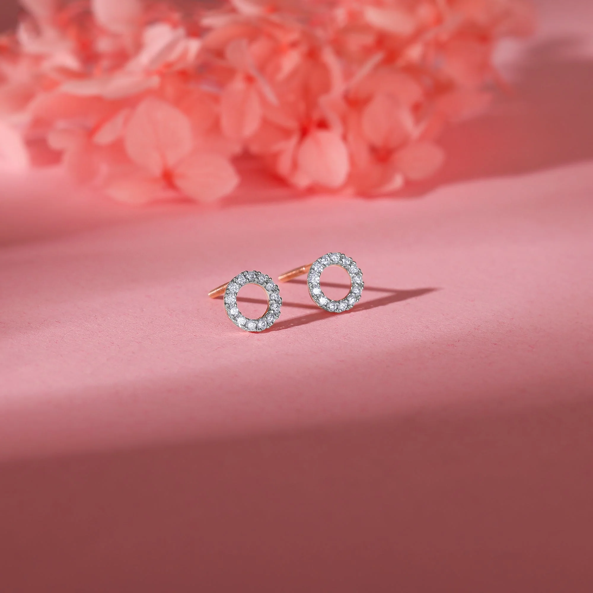 Rose Gold Bold & Bae Convertible Diamond Earrings - Image 2