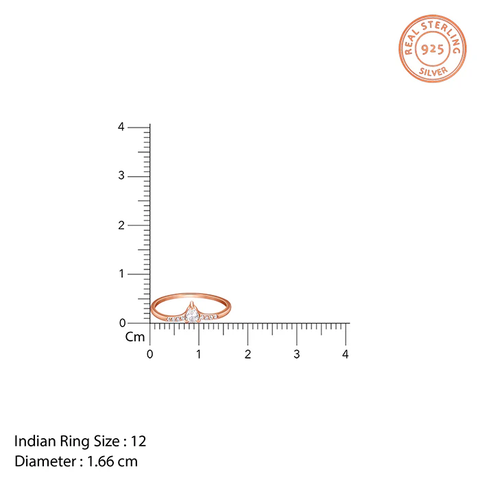 Rose Gold Celeste Oval Ring - Image 4