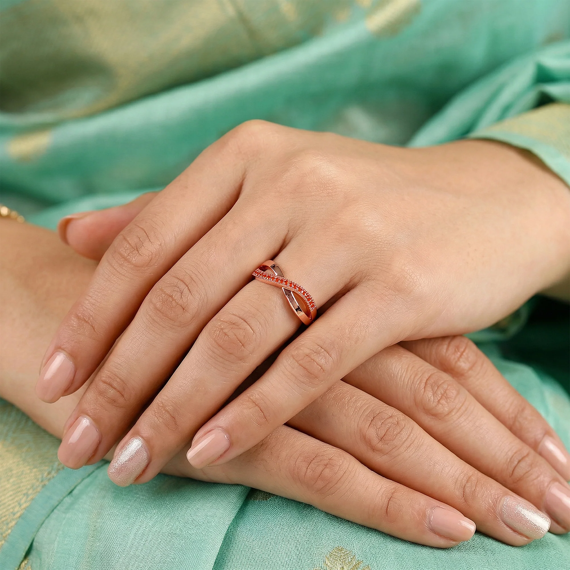 Rose Gold Chandika Ring - Image 3