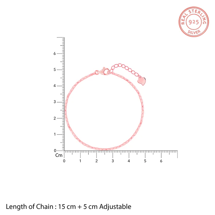 Rose Gold Classic Shine Bracelet - Image 4