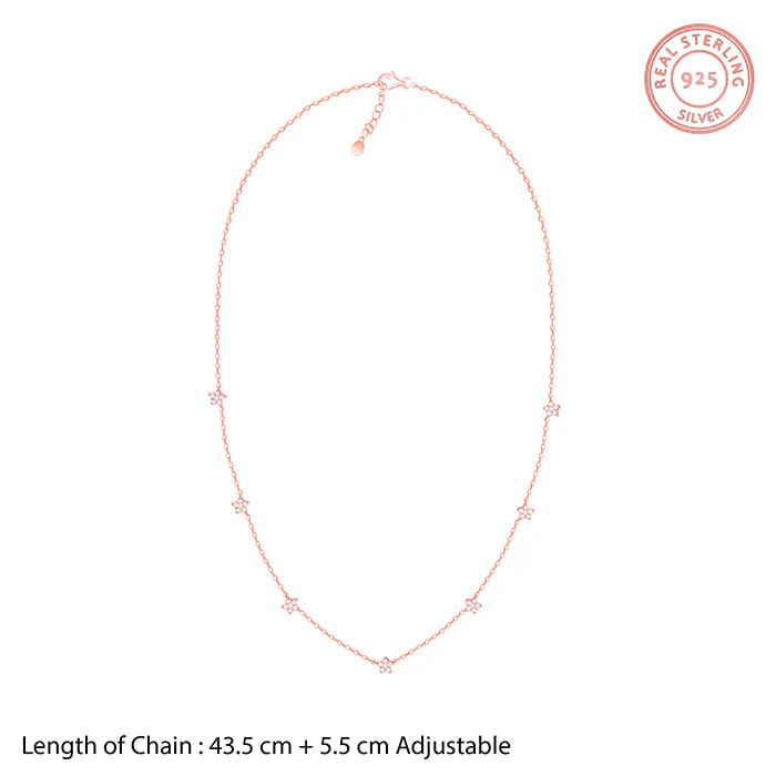 Rose Gold Star Constellation Necklace - Image 5