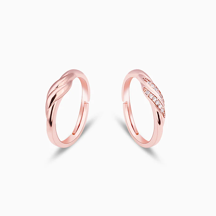Rose Gold Couple Goals Ring - Image 4