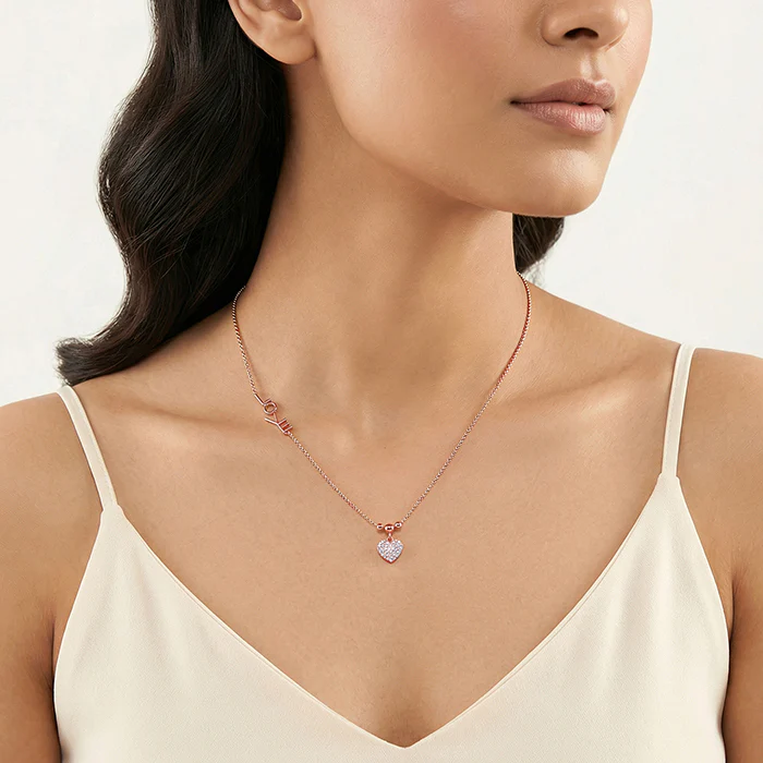 Rose Gold Delara Necklace - Image 3