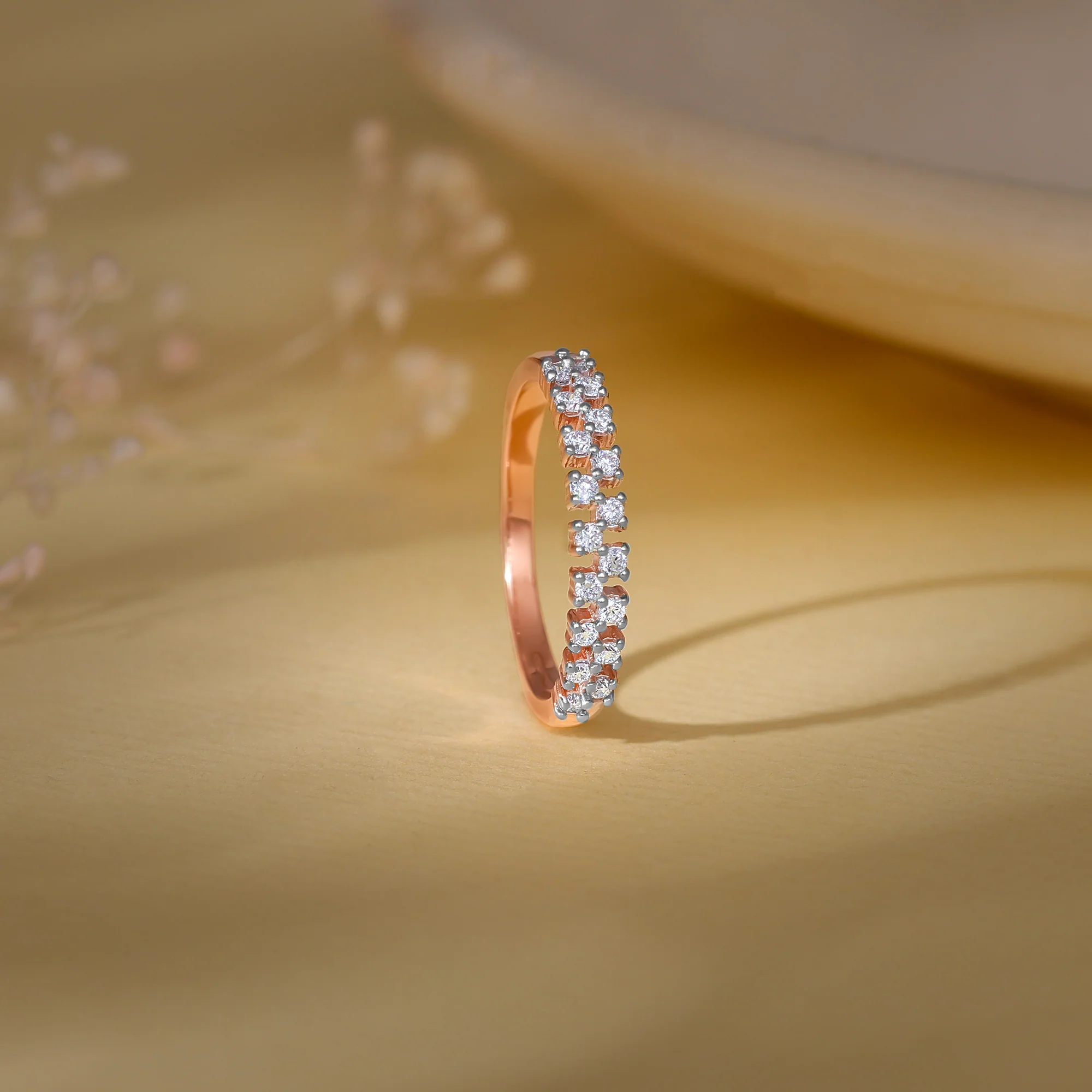Rose Gold Empress Diamond Ring - Image 2