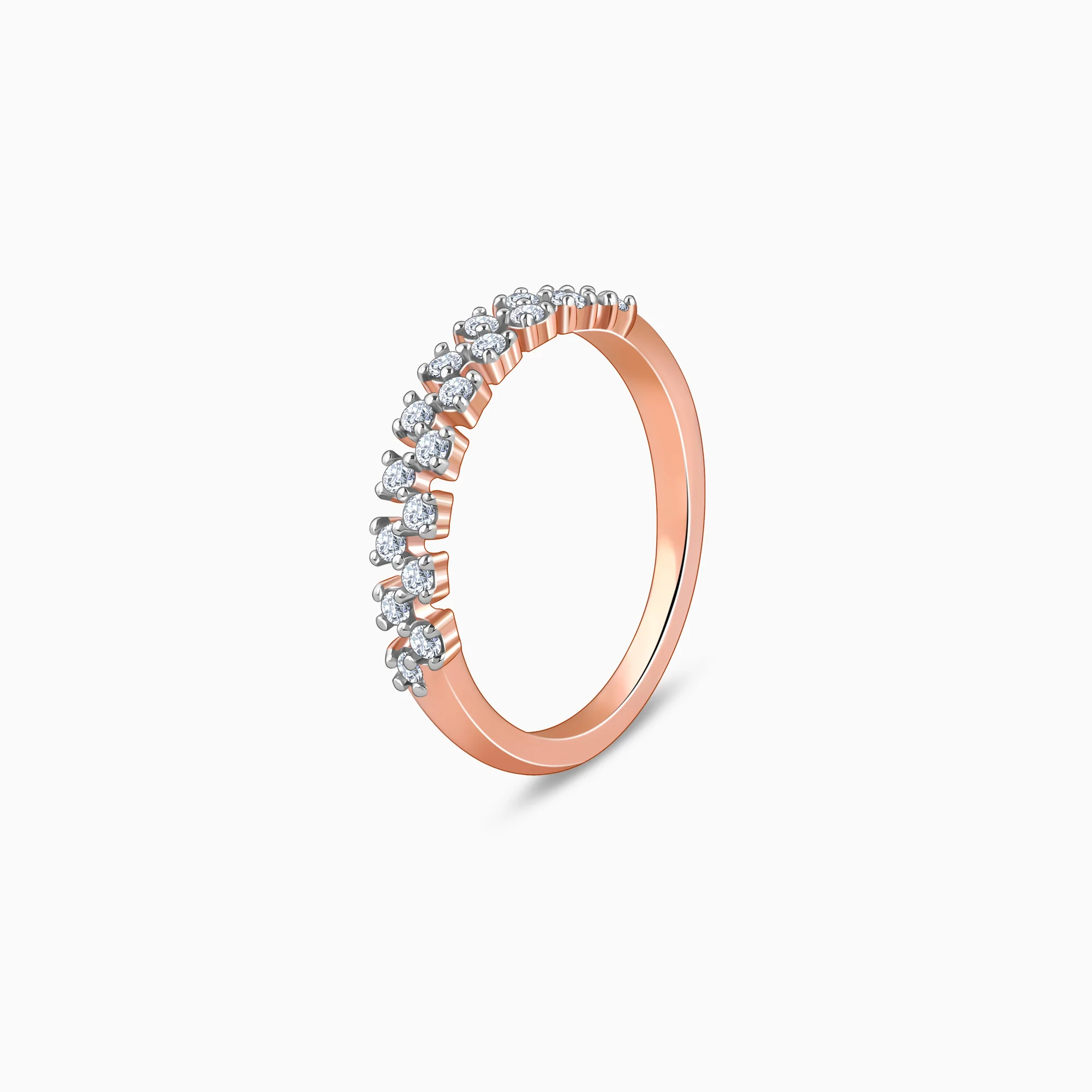 Rose Gold Empress Diamond Ring - Image 4