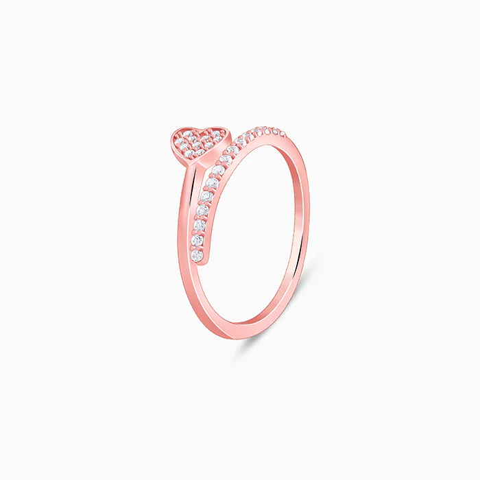 Rose Gold Endless Love Ring - Image 4