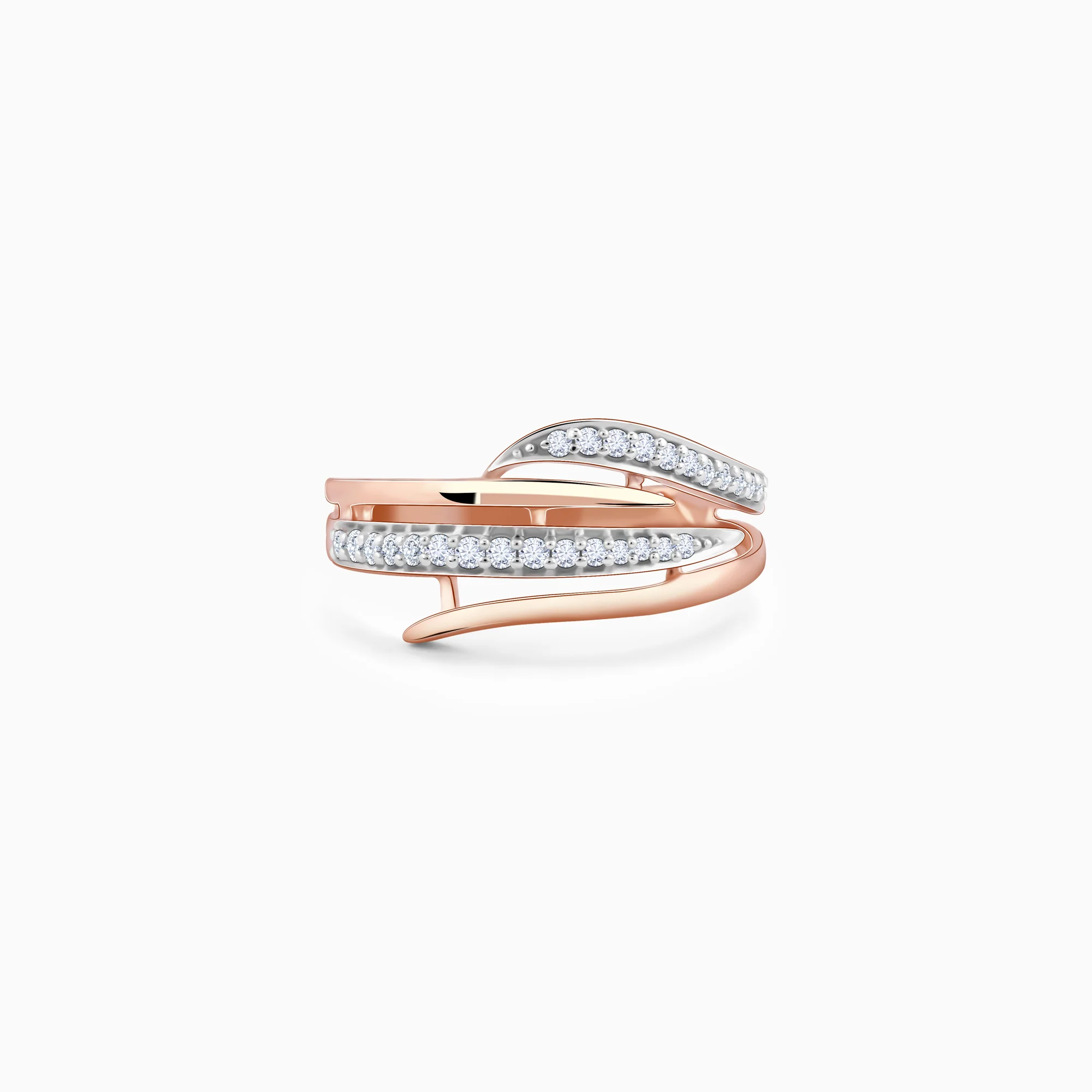 Rose Gold Ethereal Enigma Lab Grown Diamond Ring