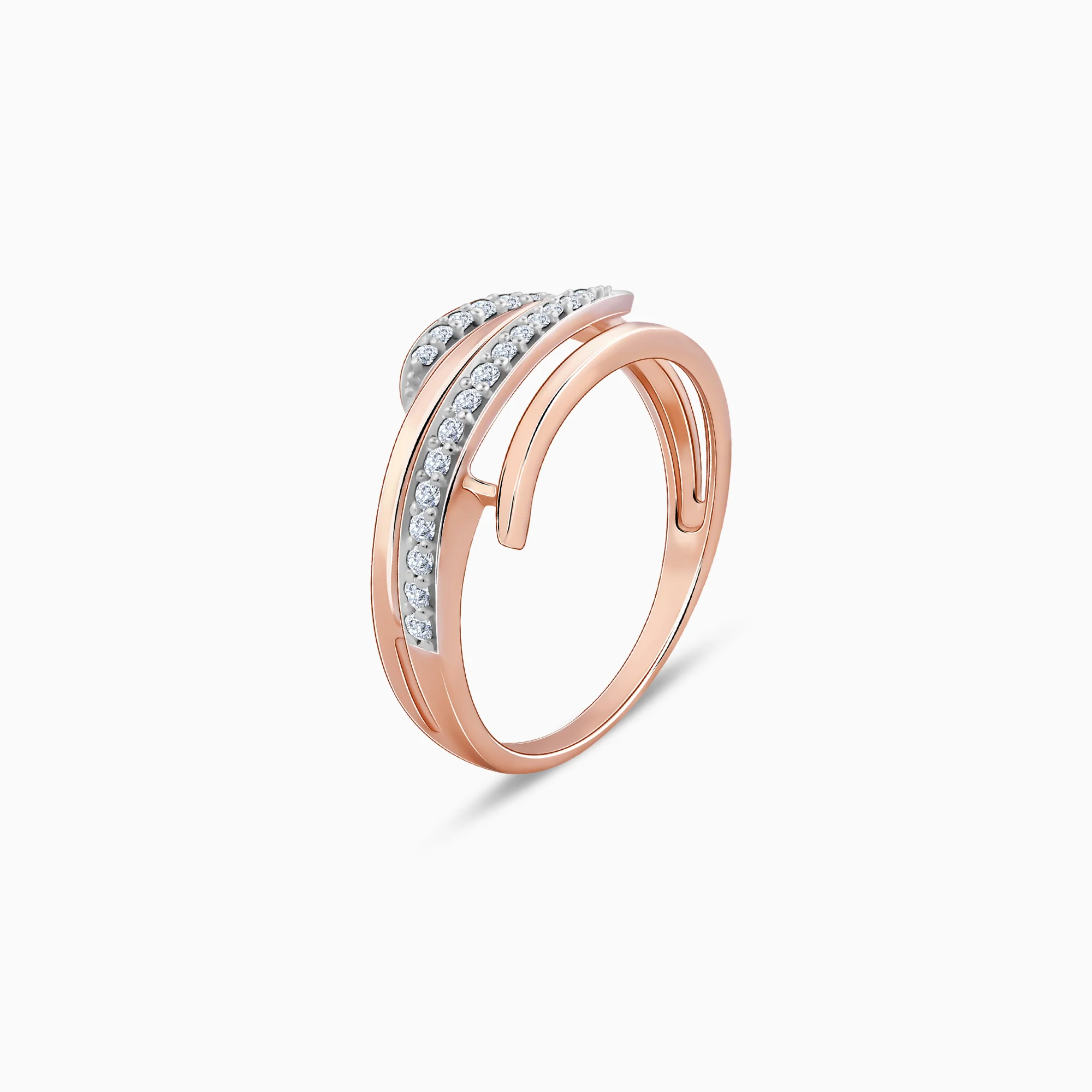 Rose Gold Ethereal Enigma Lab Grown Diamond Ring - Image 4