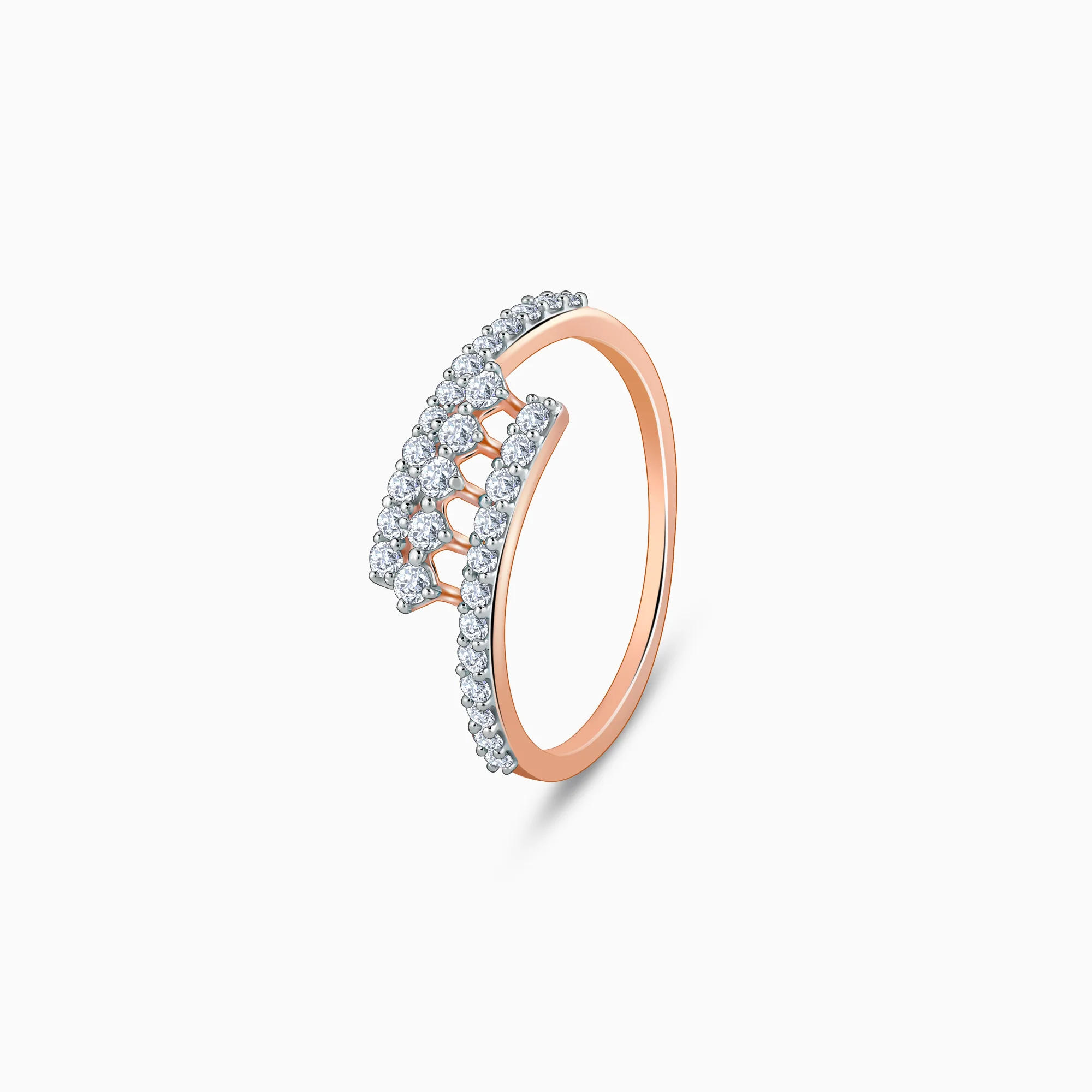 Rose Gold Everlasting Diamond Ring - Image 4