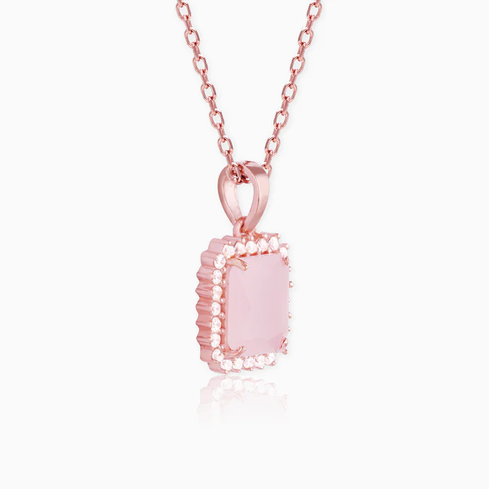 Rose Gold Fairytale Pendant With Link Chain - Image 3