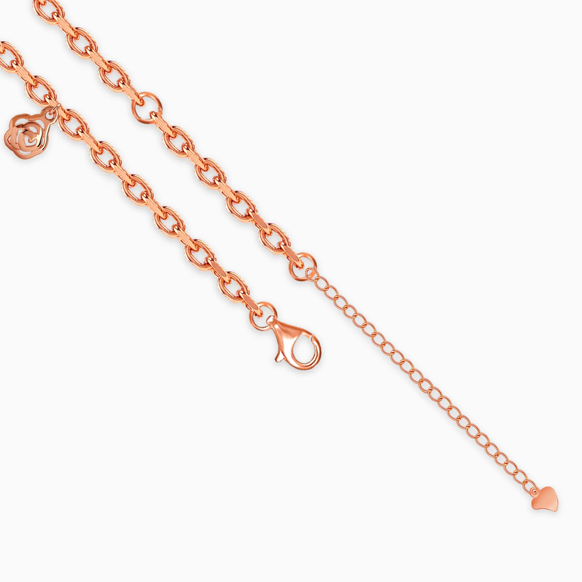 Rose Gold Floral Waist Chain - Image 4