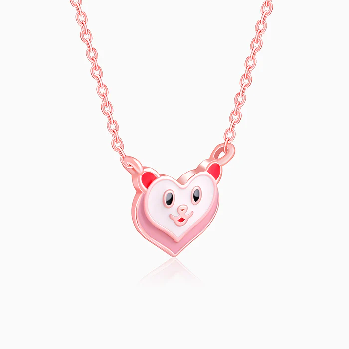 Rose Gold GIVA Boo Kids Necklace - Image 4