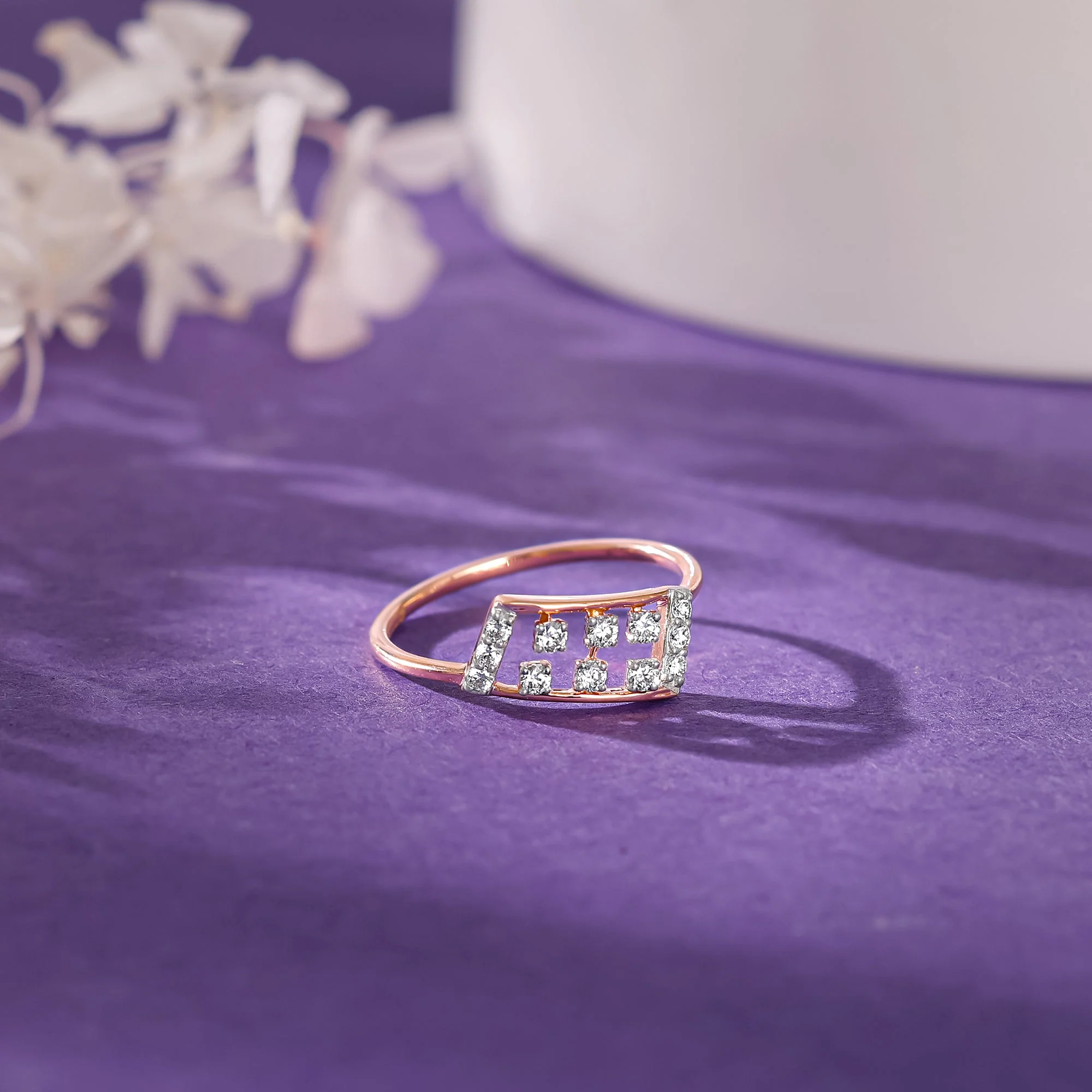 Rose Gold Glimmer Lab Grown Diamond Ring - Image 2