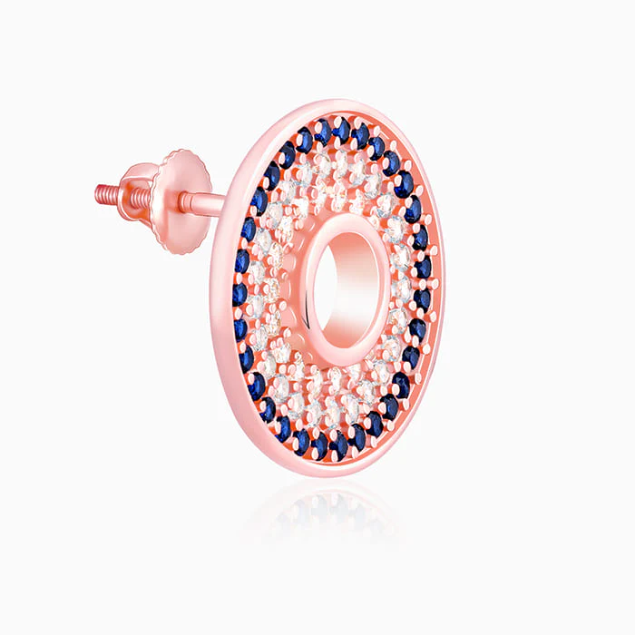 Rose Gold Glittering Joy Earrings - Image 4