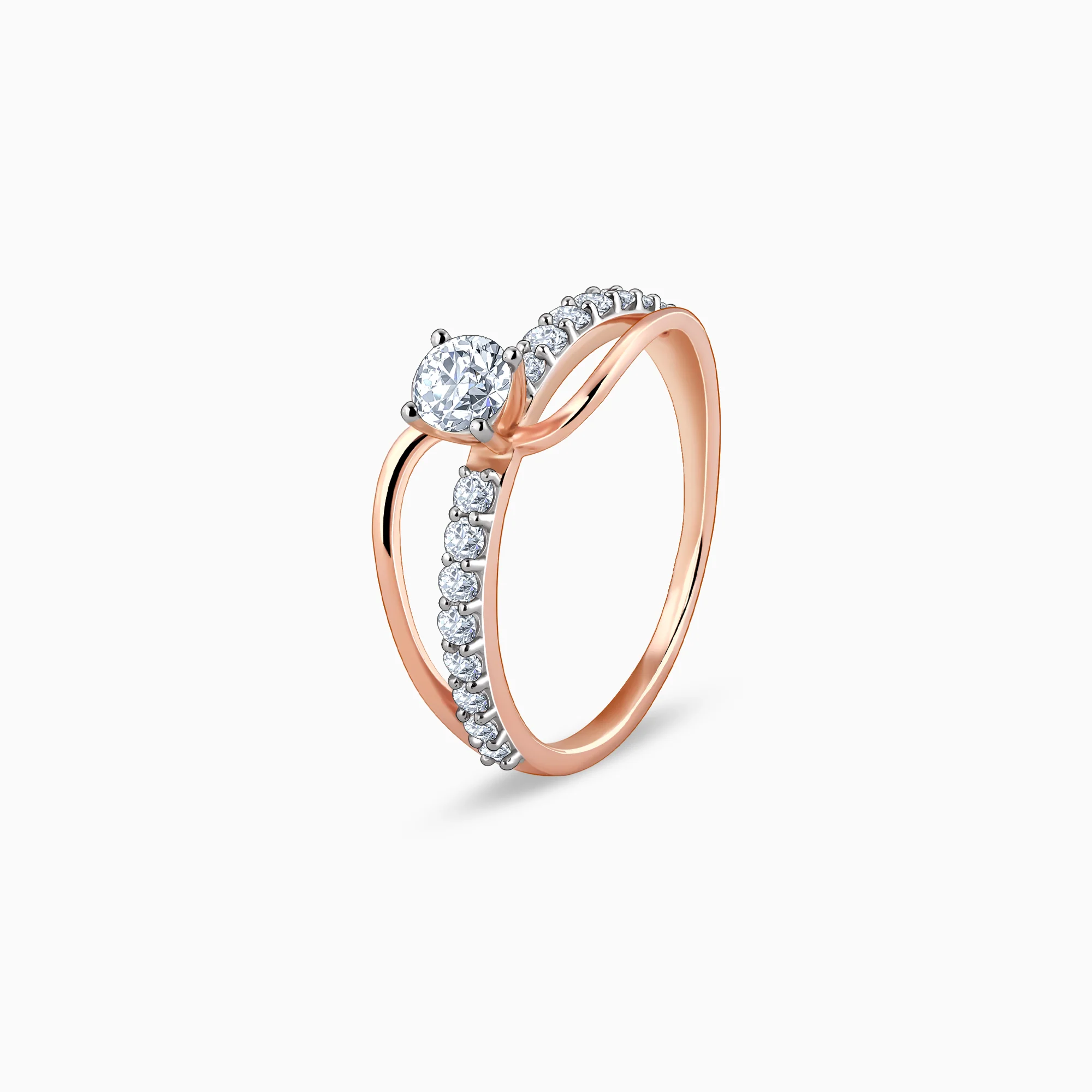 Rose Gold Gratifying Solitaire Diamond Ring - Image 4