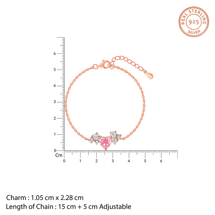 Rose Gold Heart Beat Set of 3 - Image 4