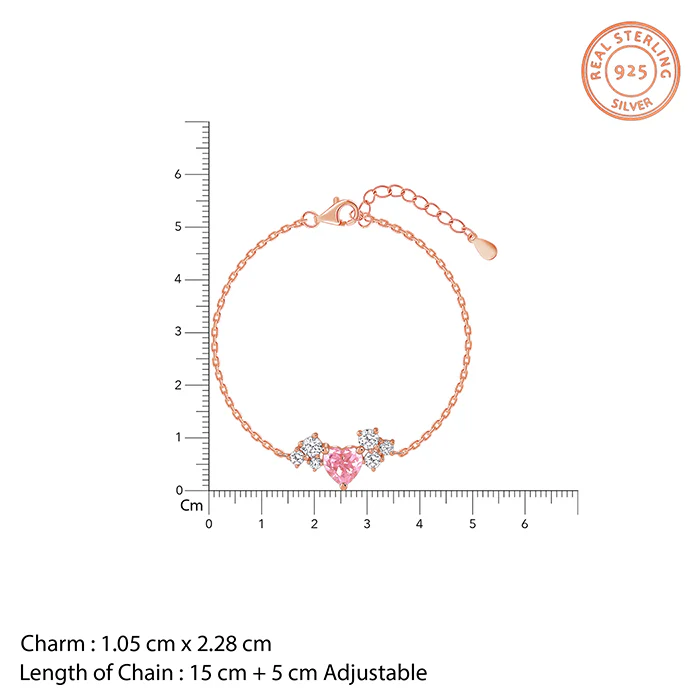 Rose Gold Heart Beat Set of 4 - Image 10