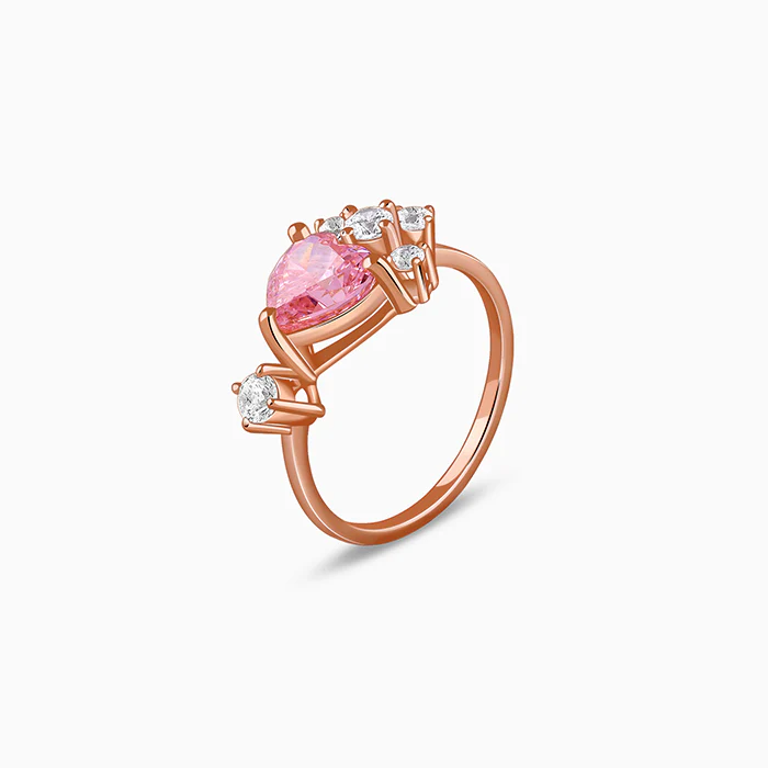 Rose Gold Heart Beat Set of 4 - Image 6