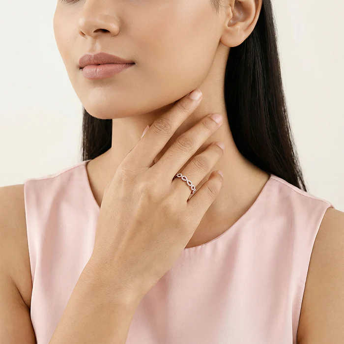 Rose Gold Heart of Blush Ring - Image 3