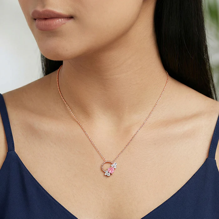 Rose Gold Heartbound Necklace - Image 3