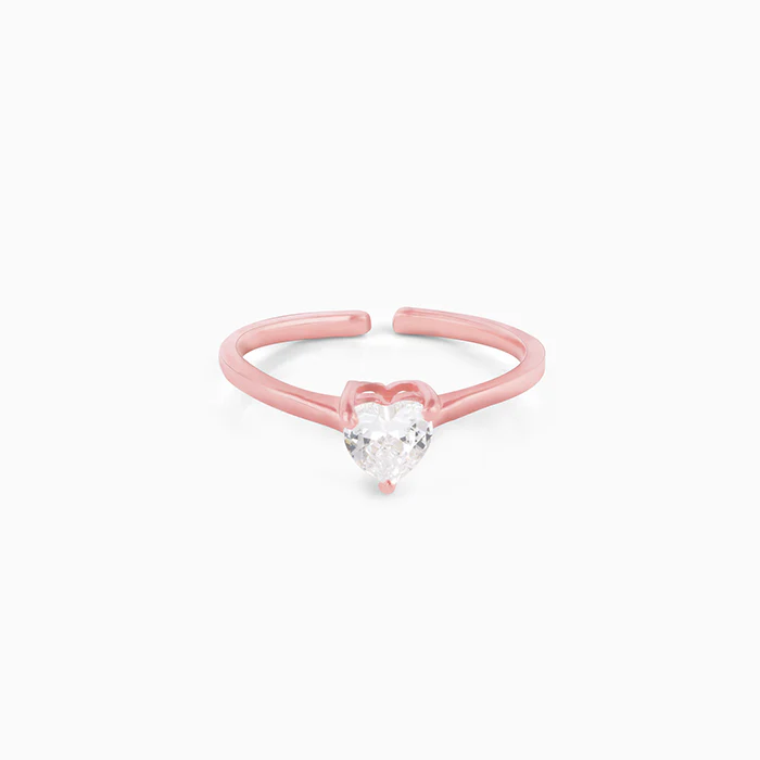 Rose Gold Heart's Paradise Ring