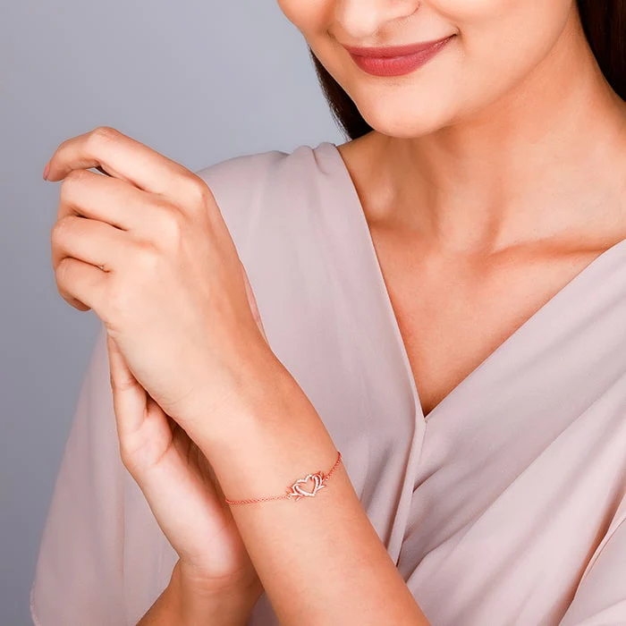 Rose Gold Intertwined In Love Set - Image 3