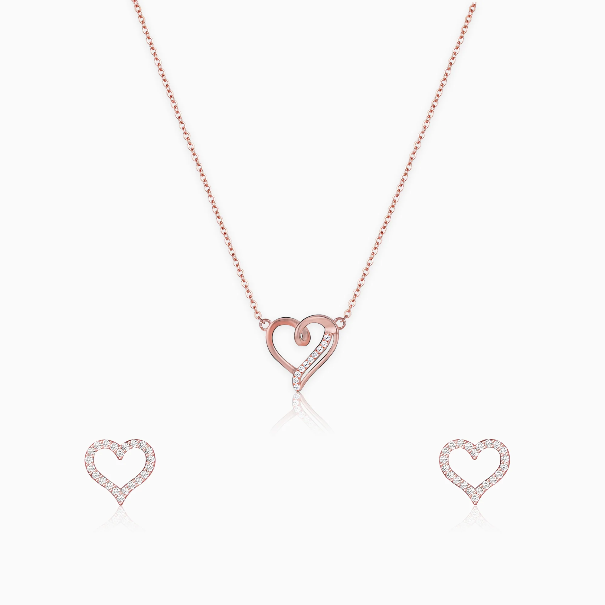 Rose Gold Queen of Hearts Set