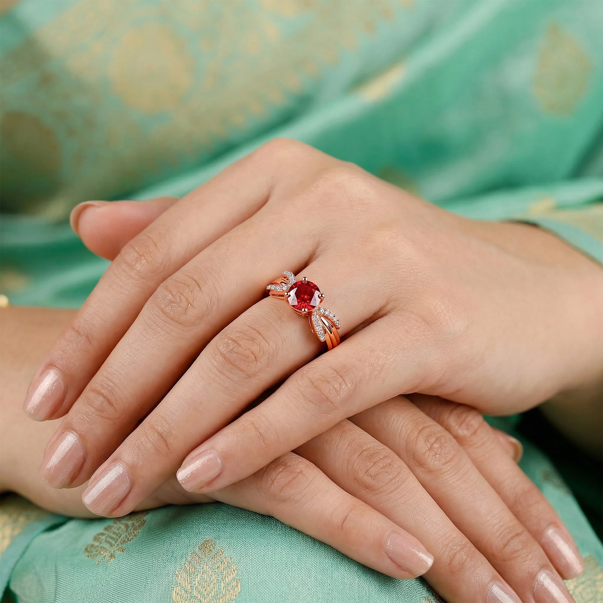 Rose Gold Izanami Ring - Image 3