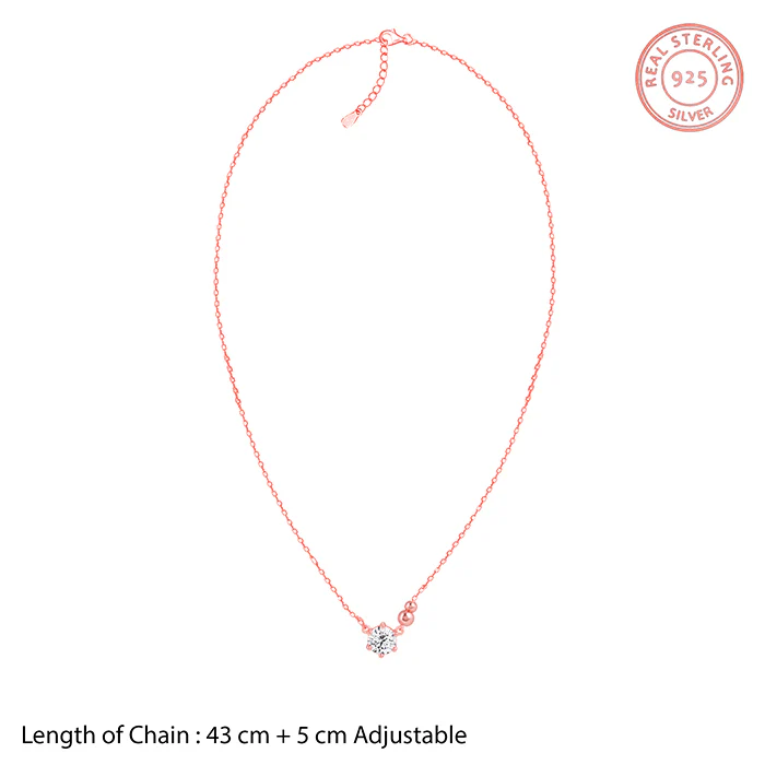 Rose Gold Jovial Necklace - Image 6