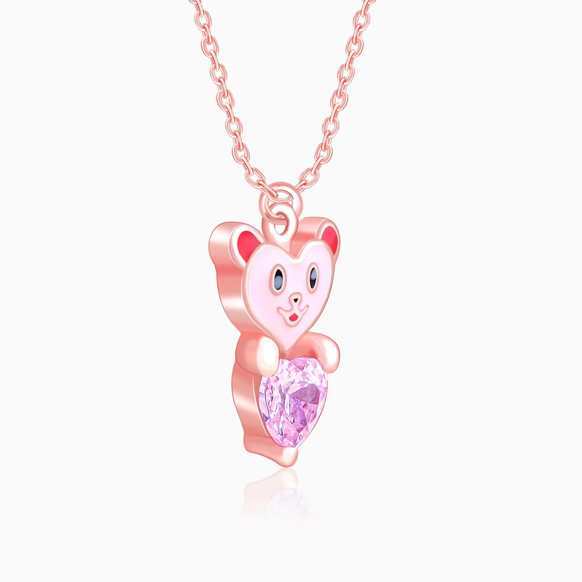 Rose Gold Joyful Boo Pendant - Image 4