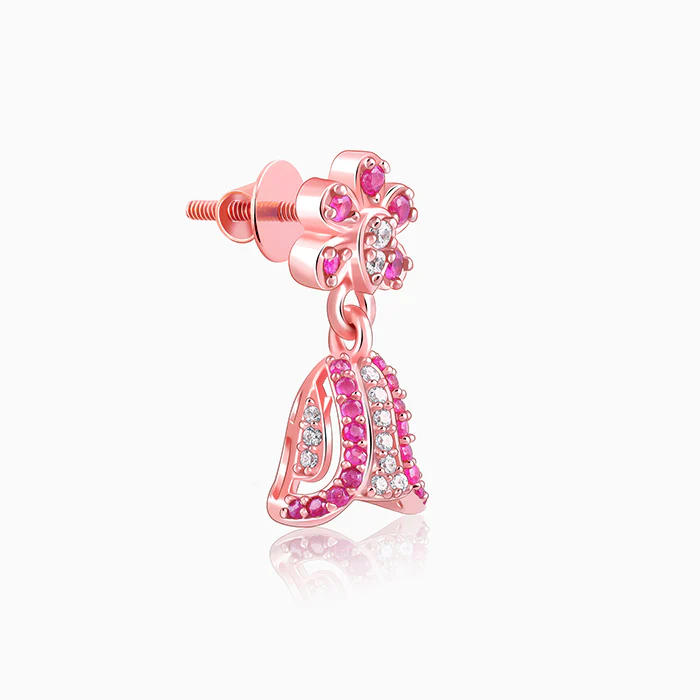 Rose Gold Kalinga Jhumki - Image 4