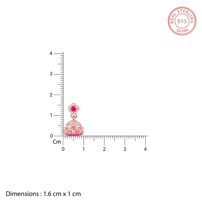 Rose Gold Kamla Jhumki - Image 5