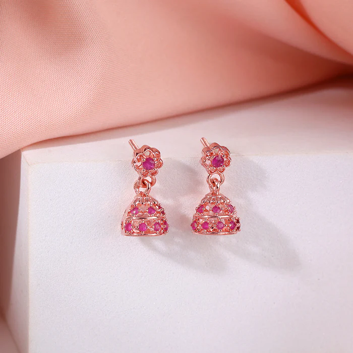Rose Gold Kanchi Jhumki - Image 2