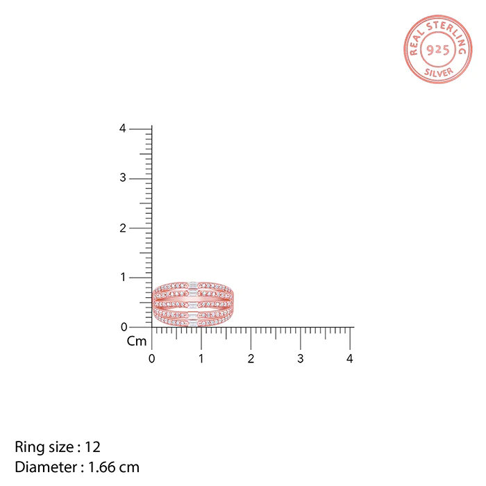 Rose Gold Layer Player Ring - Image 5