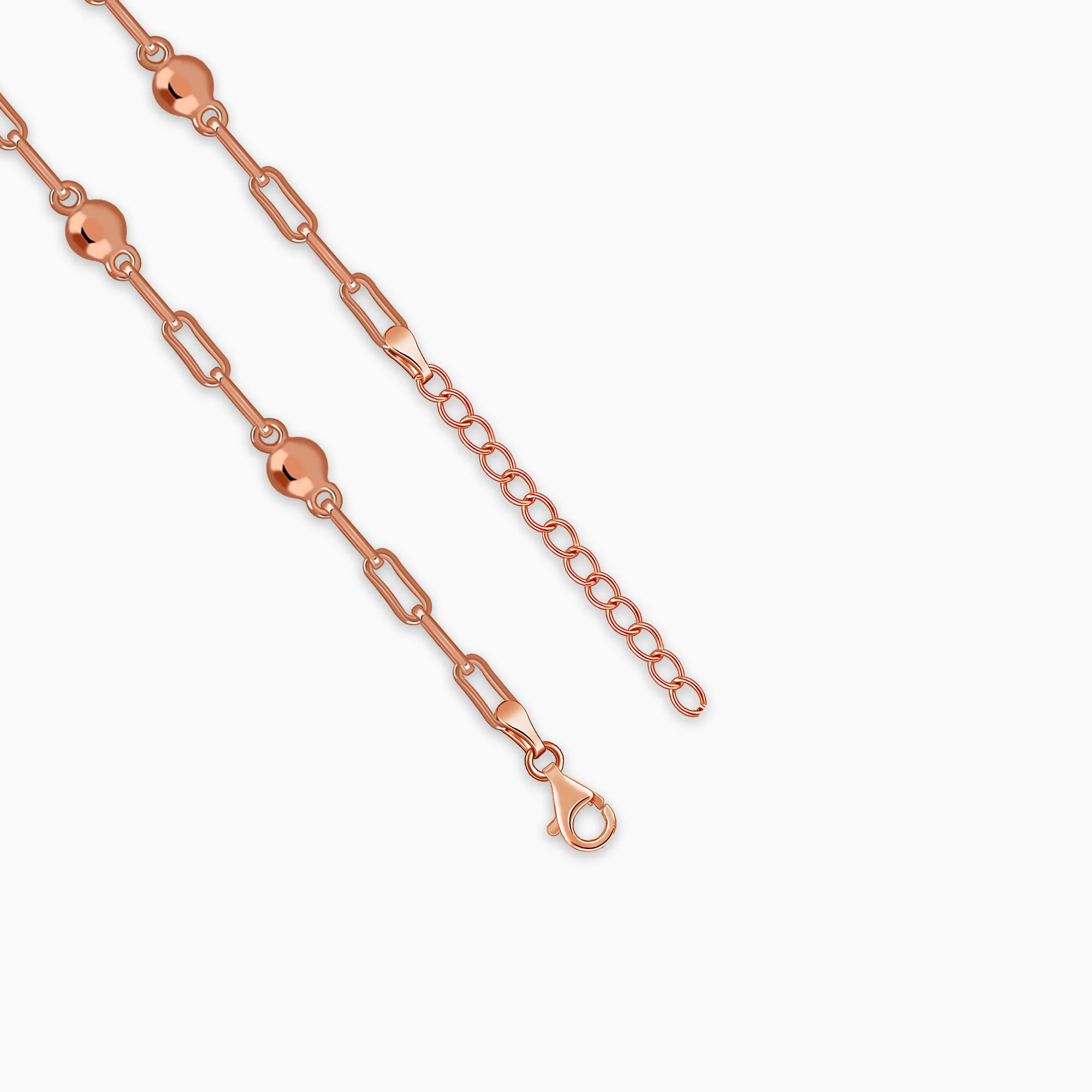 Rose Gold Linea Bead Chain - Image 4