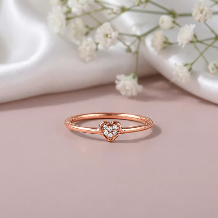 Rose Gold Love Vow Ring - Image 2