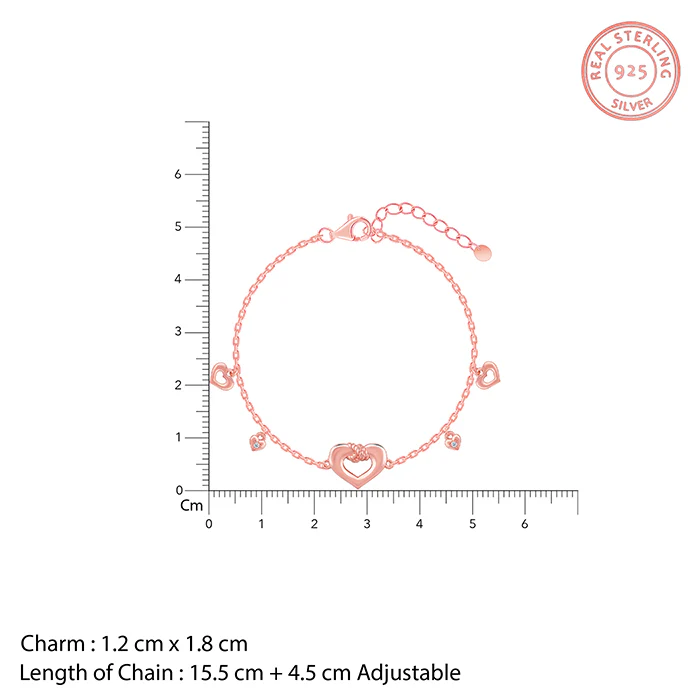 Rose Gold Loveknot Bracelet - Image 4