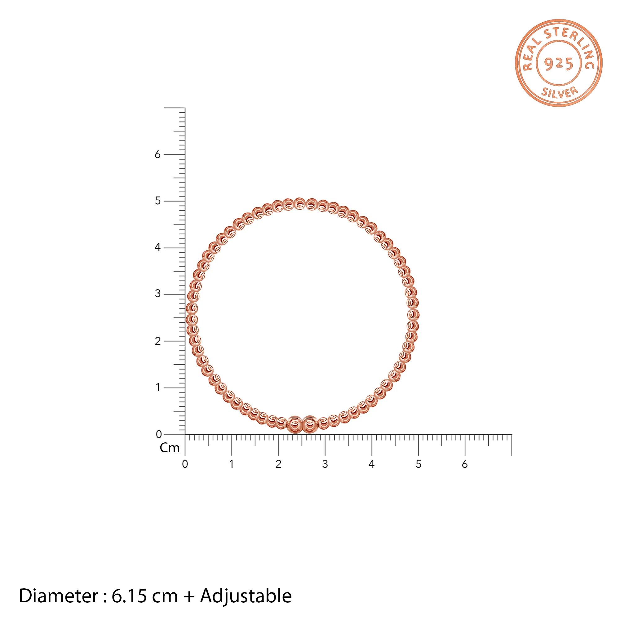 Rose Gold Madonna Bracelet - Image 4