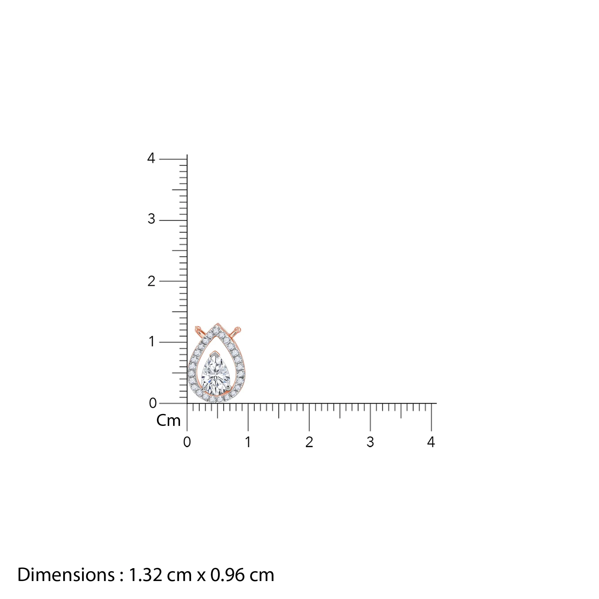 Rose Gold Magical Dewdrop Lab Grown Diamond Necklace - Image 6