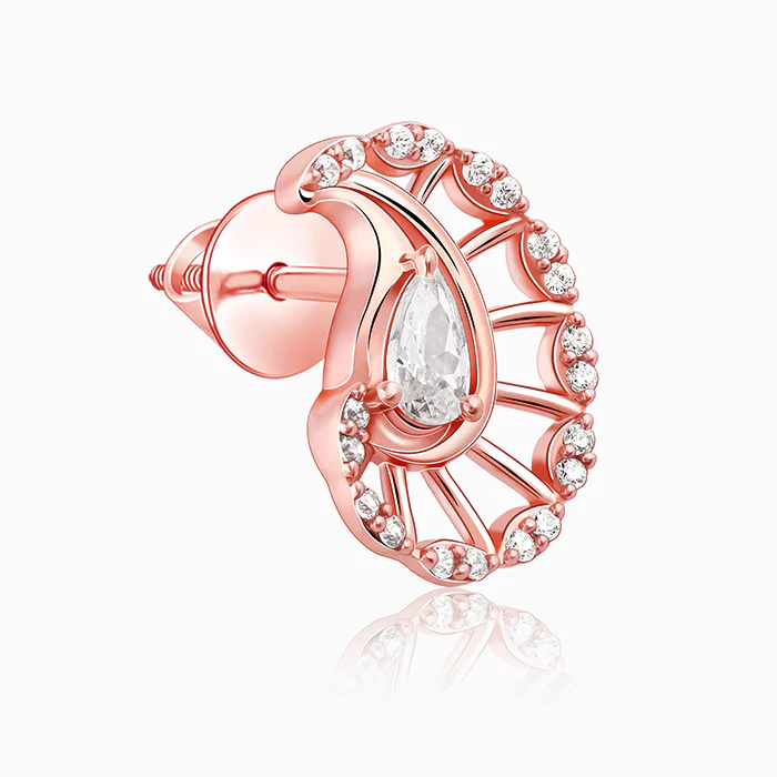 Rose Gold Mridul Mamidi Studs - Image 4